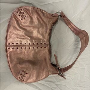 Rose Gold Studded Women's Bag